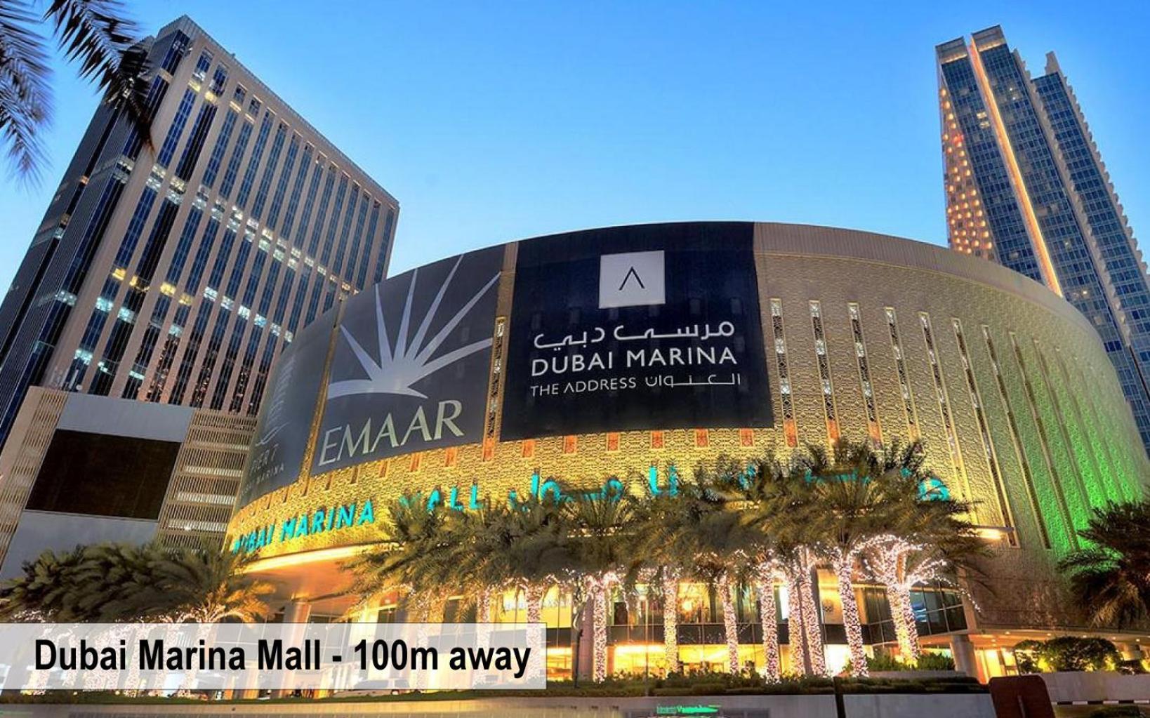 Luxury Escapes - Spacious 2Br Apt In The Heart Of Dubai Marina- Yacht Bay Eksteriør bilde